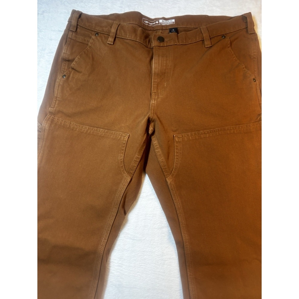 NEW‎ Carhartt Women's Rugged FLEX® Relaxed Canvas Double Front Pant Size 16 Reg - Picture 13 of 14